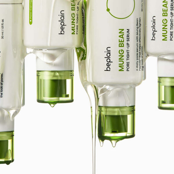 Huokosia Supistava Seerumi beplain Mung Bean Pore Tight-Up Serum 30ml - Image 4