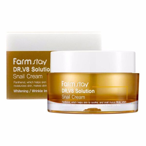 FarmStay DR.V8 Solution Snail Cream