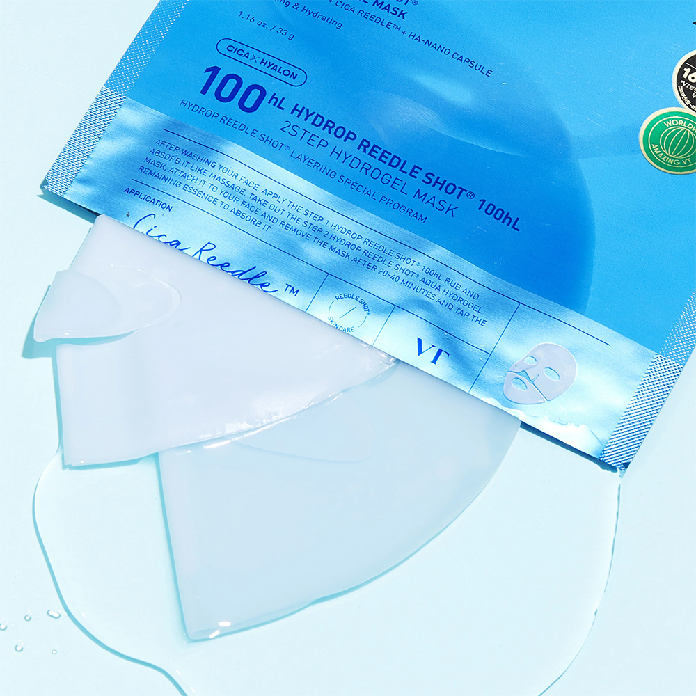 Deep Moisturizing Mask VT Cosmetics Hydrop HL Reedle Shot 100 2Step Hydrogel Mask