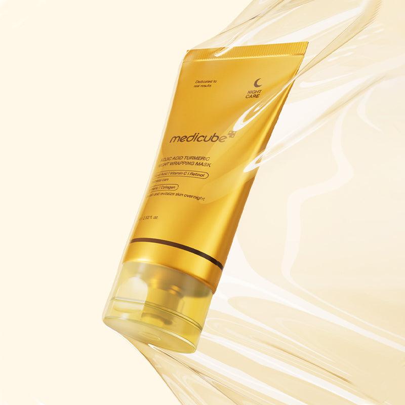 Mask For Even Skintone Medicube Kojic Acid Turmeric Night Wrapping Mask 75ml
