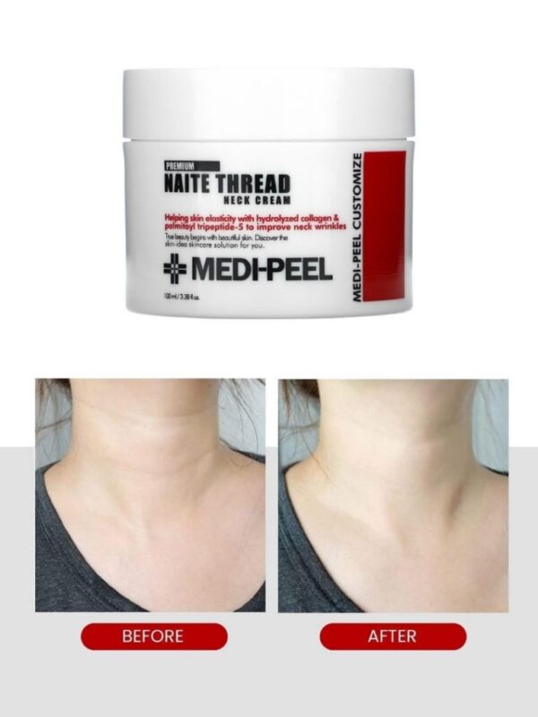 Uudistava Kaulavoide MEDIPEEL Premium Collagen Naite Thread Neck Cream 100ml - Image 6