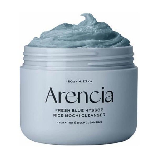 Monitoiminen Rauhoittava Puhdistusaine Arencia Fresh Blue Hyssop Rice Mochi Cleanser 120g