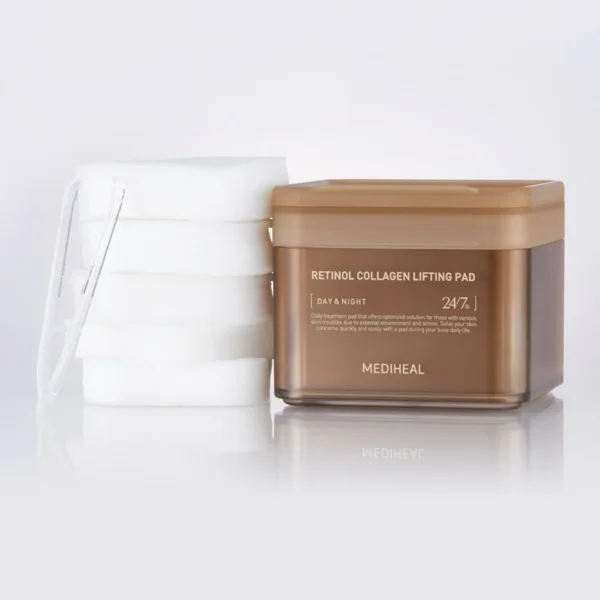 Пэды с Ретинолом Для Антивозрастного Ухода Mediheal Retinol Collagen Lifting Pad 100шт