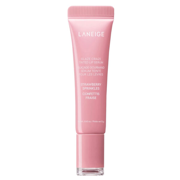 Välittömästi Kosteuttava Huulseerumi Laneige Glaze Craze Strawberry Sprinkles Tinted Lip Serum 12g