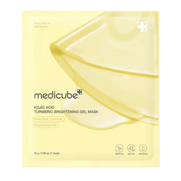 Kirkastava Pigmenttiläiskiä Ehkäisevä Naamio Medicube Kojic Acid Turmeric Brightening Gel Mask