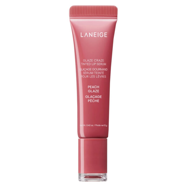 Välittömästi Kosteuttava Huulseerumi Laneige Glaze Craze Peach Glaze Tinted Lip Serum 12g