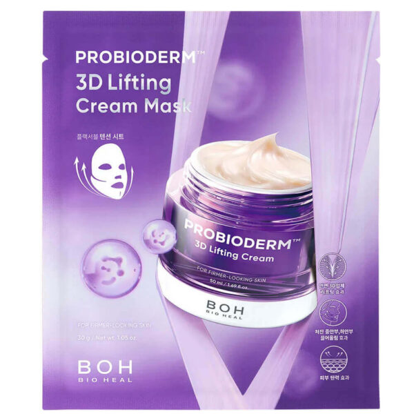 Kasvojen Muotoa Kiinteyttävä Lifting-Naamio BIOHEAL BOH Probioderm 3D Lifting Cream Mask