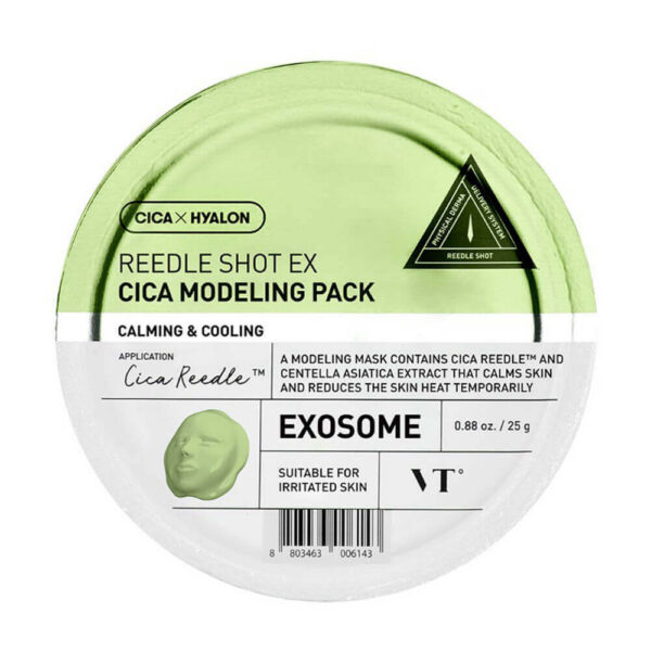 Rauhoittava Alginaattinaamio Mikroneuloilla VT Cosmetics Reedle Shot EX Cica Modeling Pack 80g