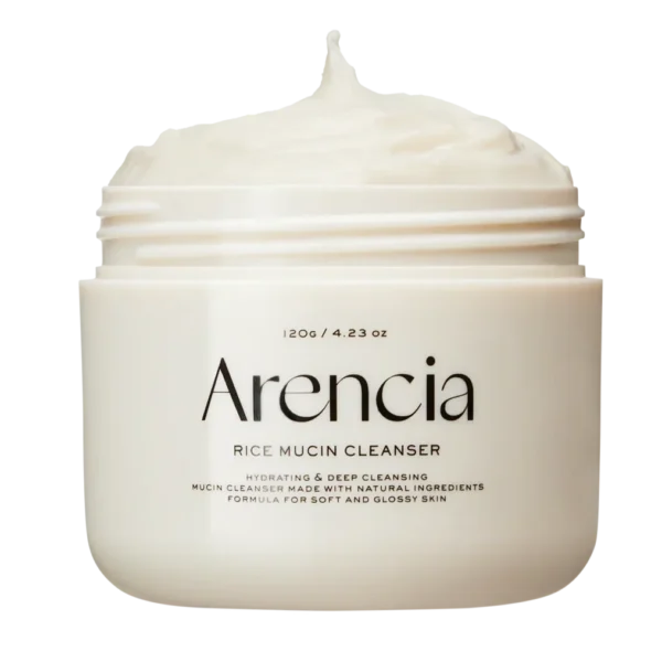 Monikäyttöinen Puhdistustuote Ihon Rakenteen Tasoittamiseen Arencia Rice Mucin Cleanser 120g