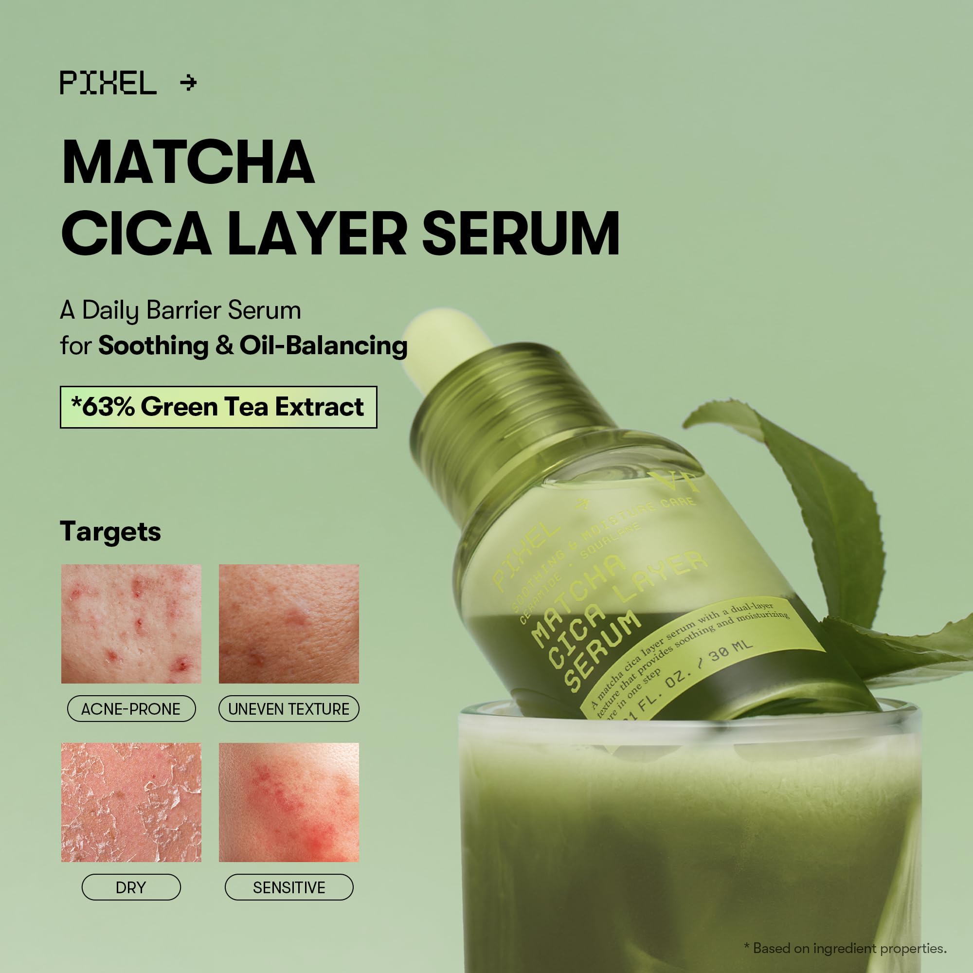 VT Cosmetics Matcha Cica Layer Serum 30мл