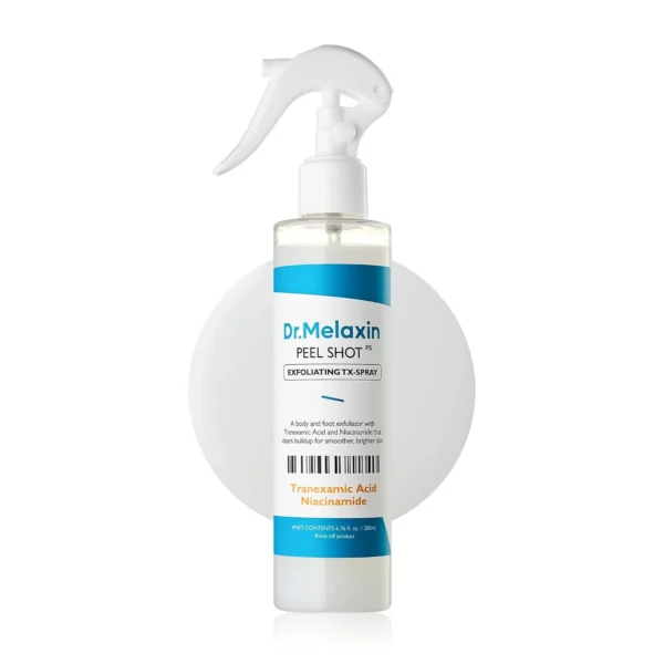 Vartalon Kuorintasuihke Pigmenttiläiskiin ja Ihon Sävyn Tasoittamiseen Dr. Melaxin Peel Shot Exfoliating TX Spray 200ml