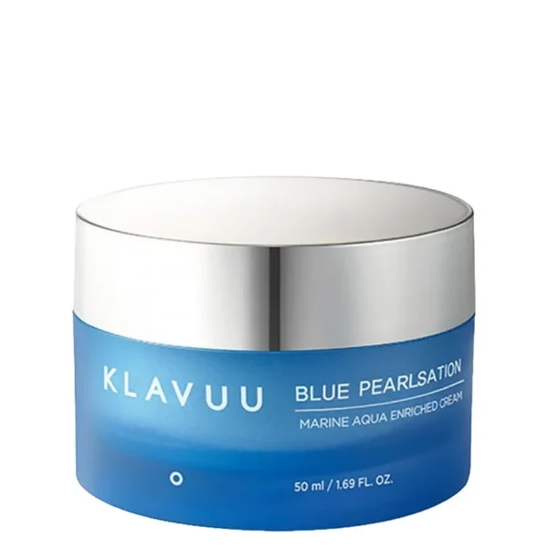 Meripärlevoide säteilevälle iholle Klavuu Blue Pearlsation Marine Aqua Enriched Cream 50ml | Healthyskin.fi