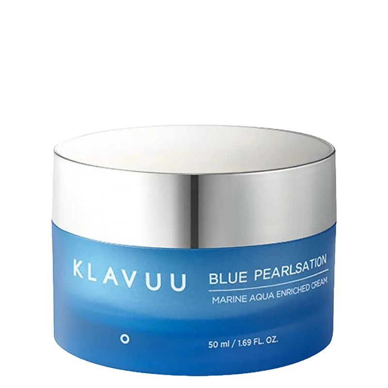 Meripärlevoide säteilevälle iholle Klavuu Blue Pearlsation Marine Aqua Enriched Cream 50ml | Healthyskin.fi