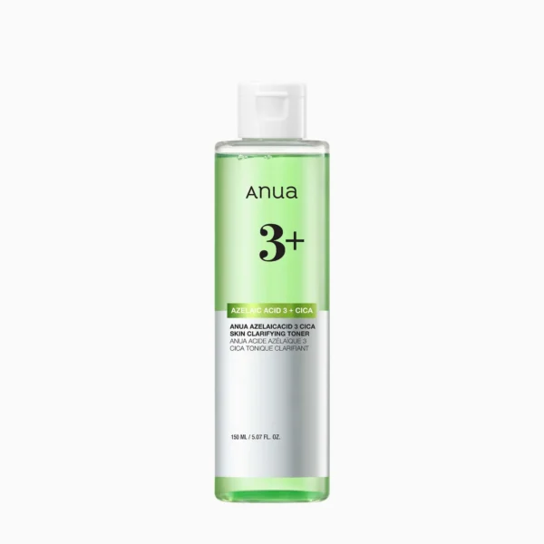 Atselaiinihappotoner Ongelmaiholle Anua Azelaic Acid 3+ Cica Skin Clarifying Toner 250ml | Healthyskin.ee