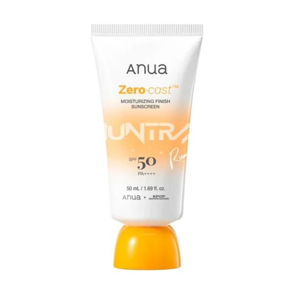 Kosteuttava Aurinkovoide Anua Zero-Cast Moisturizing Finish Sunscreen 50ml | Healthyskin.ee