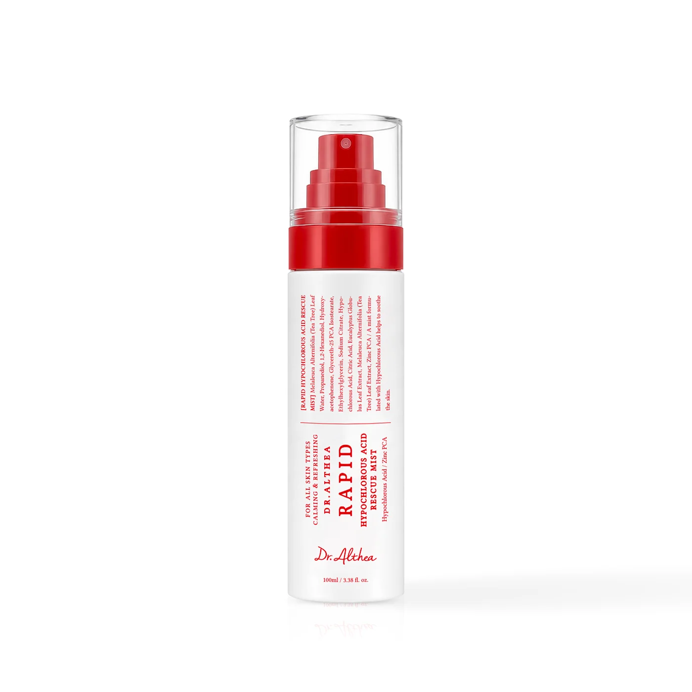 Rauhoittava Suihke Punoitukseen Dr. Althea Rapid Hypochlorous Acid Rescue Mist | Healthyskin.ee