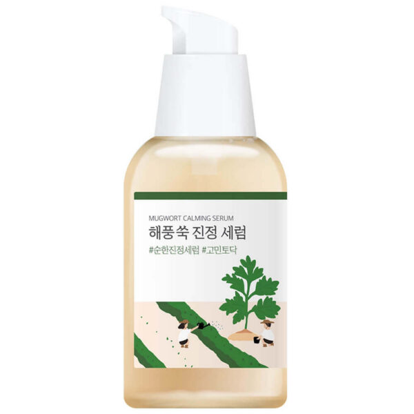 Rauhoittava Seerumi Herkälle Iholle Round Lab Mugwort Calming Serum 50ml | Healthyskin.ee