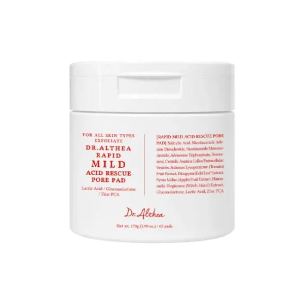 Kuorivat Toniikkipadit Dr. Althea Rapid Mild Acid Rescue Pore Pad | Healthyskin.fi