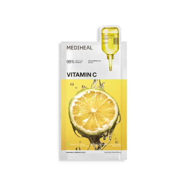 Kirkastava Naamio C-Vitamiinilla Mediheal Vitamin C Clear Toning Essential Mask | Healthyskin.ee
