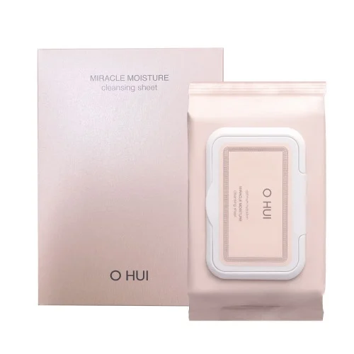 Kosteuttavat Meikinpoistoliinat O HUI Miracle Moisture Cleansing Sheet 100 Liinaa | Healthyskin.fi