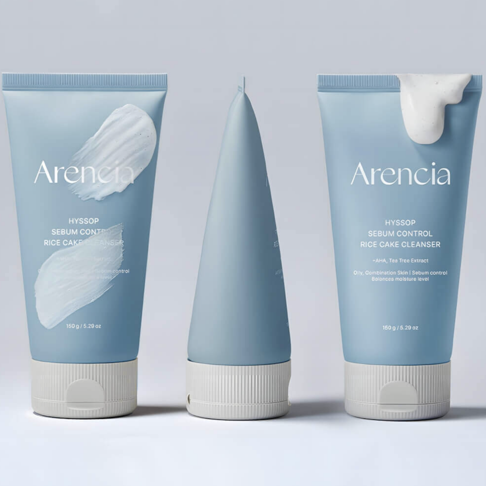 Arencia Hyssop Sebum Control Rice Cake Cleanser 150г | Healthyskin.ee