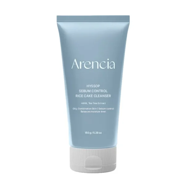 Talinhuoltoa Säätelevä Puhdistusaine Arencia Hyssop Sebum Control Rice Cake Cleanser 150g | Healthyskin.ee