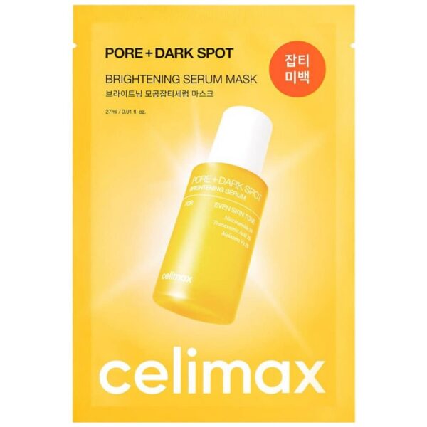 Kirkastava Kangasnaamio Celimax Pore+Dark Spot Brightening Serum Mask | Healthyskin.fi