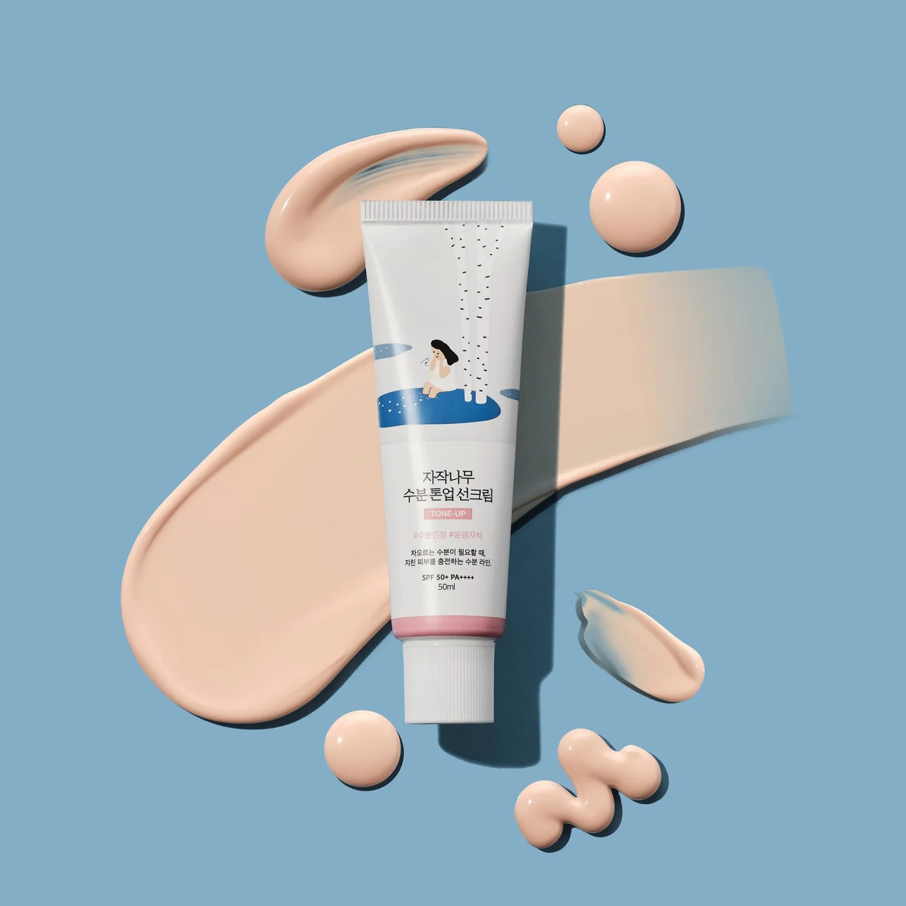 Round Lab Birch Juice Moisturizing Tone-Up Sunscreen SPF50+ PA++++ 50ml | Healthyskin.ee