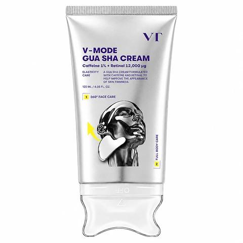Retinaalia ja kofeiinia sisältävä hierontavoide VT Cosmetics V-Mode Gua Sha Cream 120ml | Healthyskin.fi